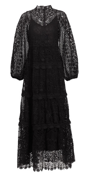 Farm Rio - Women's Guipure Lace Maxi Dress Farm Rio - Women's Guipure Lace Maxi Dress