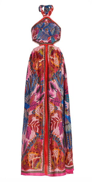 Farm Rio - Women's Macaw Scarf Maxi Dress