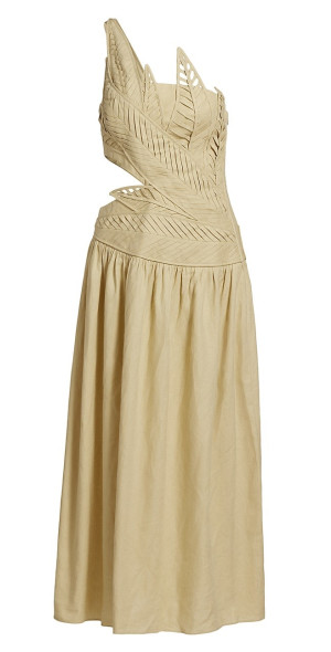 sachin and babi light blue dress Mare Mare Briana Strapless Drop Waist Bubble Hem Midi Dress Mid Size