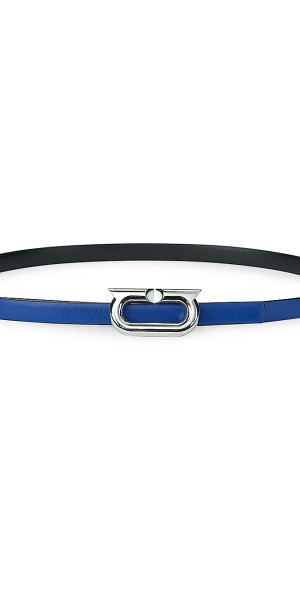 Ferragamo Reversible Women\'s Gancio Ellipse Belt Salvatore Ferragamo Gancio Ellipse Reversible BEIGE/BLACK  main image 4