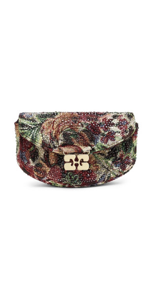 Ganni - Women's Apo-G Tapestry Wallet-On-Chain
