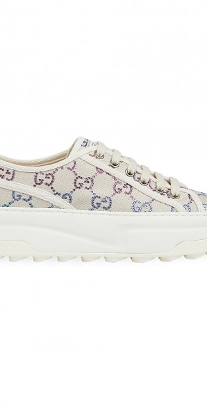 Canvas Saks Fifth Avenue Gucci Shoes Gucci Women's GG Crystal