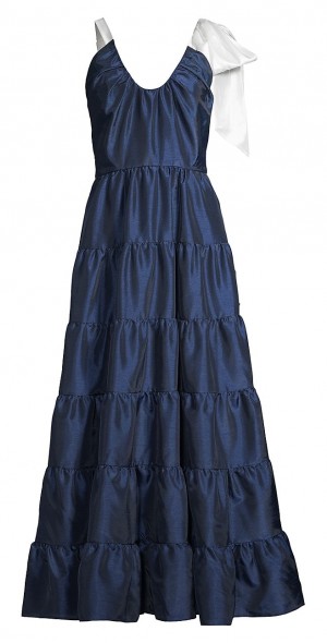 knee length dresses for ladies Marley Stripe Maxi Dress • Multi Stripe M / Multi Stripe main image 0