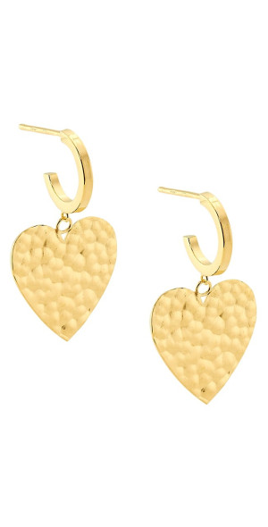 Jennifer Zeuner Jewelry Women's Suzy 14K-Gold-Plated Heart Drop