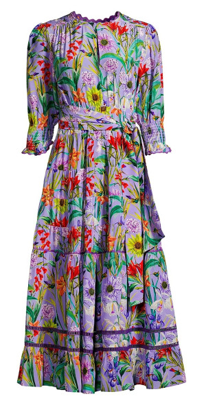 Johnny Was - Women's Daphne Floral Silk Midi Dress