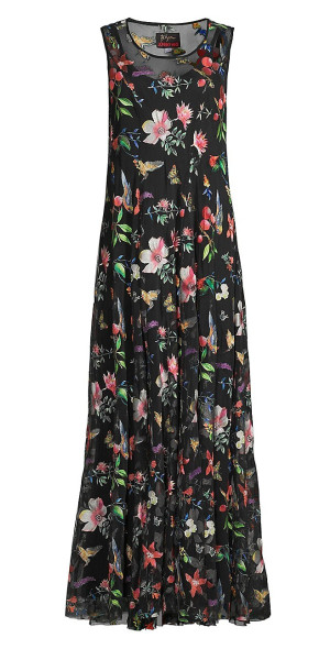 knee length dresses for ladies Kaimarie Mesh Dress - Johnny Was main image 0