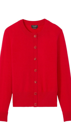 kate spade new york Women's Mainline Nell Cashmere Crewneck Cardigan