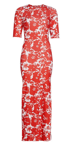 chinese dress ladies Kenzo Blue Floral Maxi Skirt Set  Moore Vintage Archive