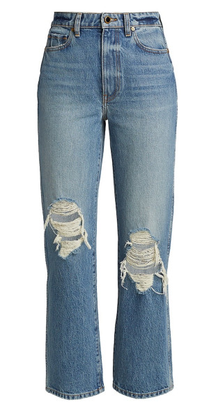 Jean Femme The Fifth Label Triple Tiered Distressed - Taille S, Coupe Droite