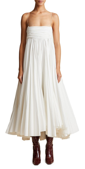 chinese dress ladies Raya Cotton Backless Maxi Dress - Organic Openback maxi Dress main image 1