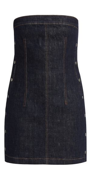 Ksubi - Women's Hotline Original Snap Denim Minidress