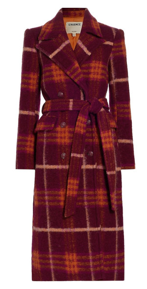 Trench Coat L'Agence Taille L Neuf Avec étiquettes - Manteau Femme Style Classique | Veste Trench élégante
