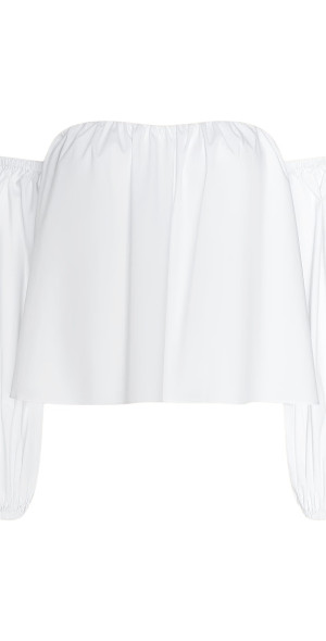 L'AGENCE - Women's Sarai Cotton-Blend Off-The-Shoulder Top