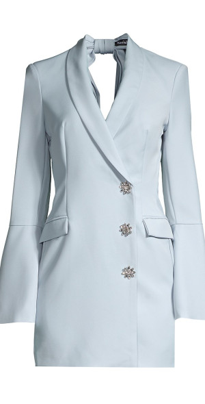 Lavish Alice Women's Back Bow Blazer Dress