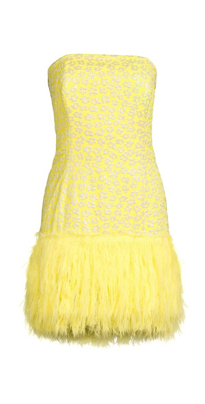 lilly pulitzer yellow strapless dress Exclusive LEO LIN Harvest Print Lilly Pulitzer | Dresses |