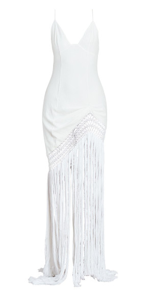 LOEWE - Women's x Paula's Ibiza Sleeveless Fringe-Hem Maxi Dress LOEWE - Women's x Paula's Ibiza Sleeveless Fringe-Hem Maxi Dress