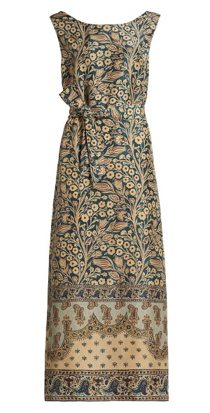 sachin and babi light blue dress Loro Piana Callie Sleeveless Linen-Crepe Maxi Summer Dress