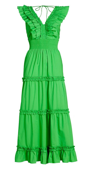 Love the Label - Women's Azalea Tiered Cotton Midi-Dress