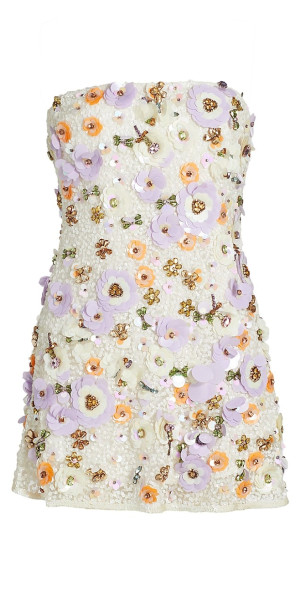 mini ball dresses Satin Bow Bubble Hem Mini Dress S