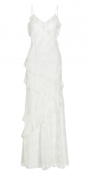 knee length dresses for ladies Rialto Silk-Blend Maxi Dress main image 1
