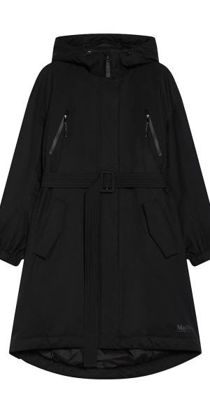 Max Mara Leisure Women's Natalin Quilted Hooded Belted Jacket