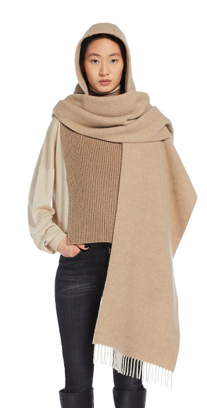 Max Mara - Women's Zena Cashmere-Wool Hooded Scarf Max Mara - Women's Zena Cashmere-Wool Hooded Scarf