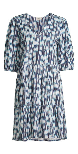 hazy blue dress Crinkled Chiffon Dress (Women) main image 0
