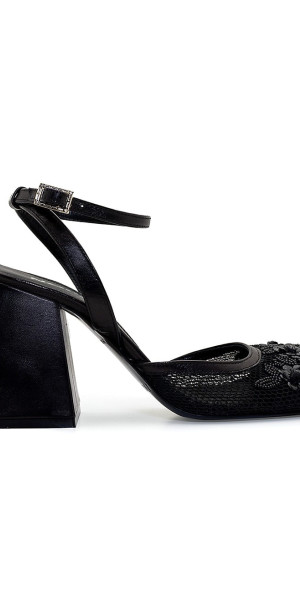 NODALETO ノダレトBulla Camille Black Nodaleto - Women's Bulla Camille 90MM Leather Pumps