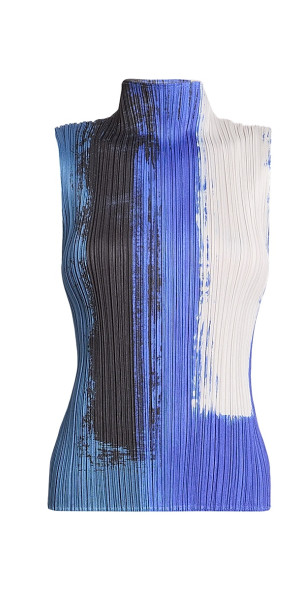 Pleats Please Issey Miyake - Women's Jump Pleated Colorblocked Top