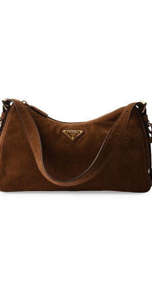 バッグ 2000s PRADA suede leather shoulder bag Prada Suede Shoulder Bag | Saks Fifth Avenue