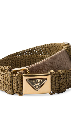 Prada Women's Crochet Belt