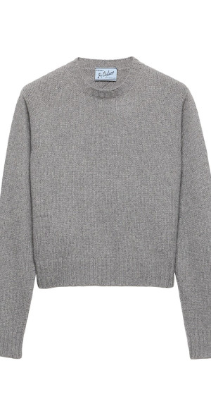 Prada - Women's Ribbed Knit Re-Cashmere Sweater