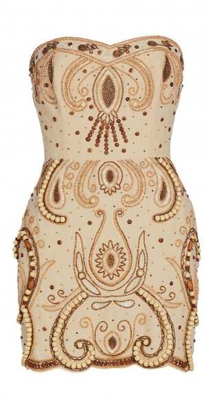 slim fit dress slacks Ramy Brook Chiara Silk Lamé Strapless Maxi Dress in Gold main image 1