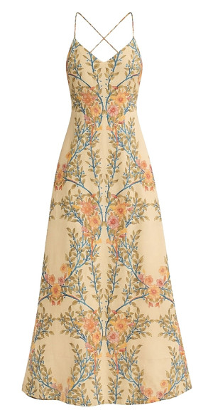 rebecca taylor embroidered dress Macrame Midi Dress