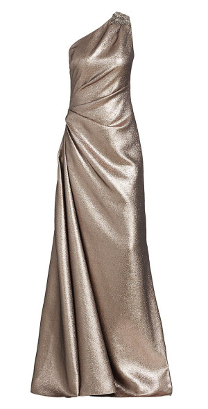 reem acra gold dress www.ReemAcra.com