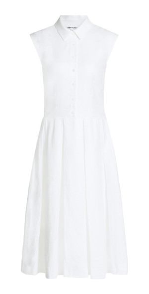 Reformation - Women's Prim Linen Midi-Shirtdress