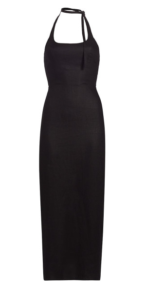 Reformation - Women's Yana Smocked Linen Halter Midi-Dress