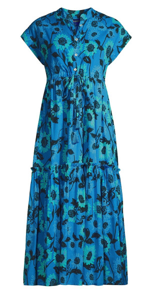 ro's garden mumi midi dress Ro's Garden Mumi Cap-Sleeve Midi Dress at MarketFair Shoppes in Princeton, NJ