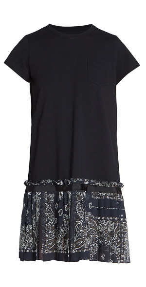 bandana t shirt dress Michael Lauren Cuba Mini T-Shirt Dress in Bandana