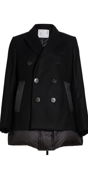 Sacai - Women's Wool Melton X Puffer