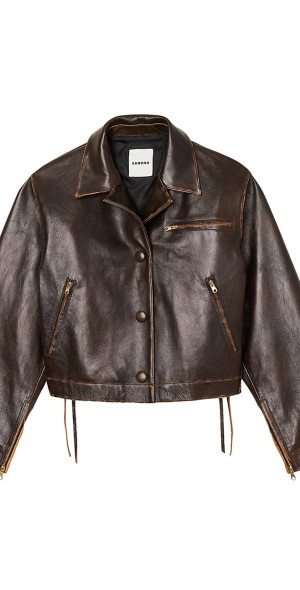 h*o様 THEREDTHREAD S urban leather croppe THEREDTHREAD / ザレッドスレッド】S urban leather cropped