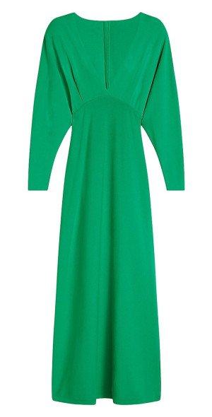 green emerald velvet dress Scanlan Theodore Parachute Sleeveless Shirt Dress - Green main image 0