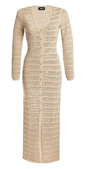 Ser.o.ya - Women's Dorothea Knit Crochet Cardigan Dress
