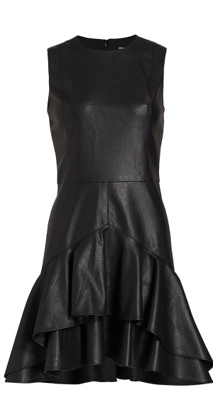 Shoshanna - Women's Bristol Faux Leather Minidress