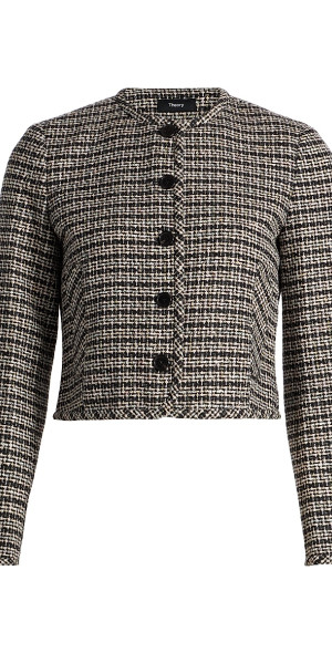 Theory（セオリー） LANA MOULINE/ TWEED CARDI セオリー Theory LANA