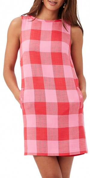 Trina Turk Women's Belle Check Shift Dress - Main Image