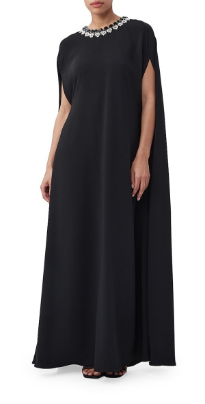 trina turk evening dresses loose fit long dress Trina Turk Women's Vantage Maxi Dress in Walnut size Large