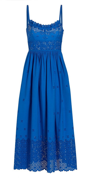 Ulla Johnson - Women's Celestia Cotton Eyelet Midi-Dress