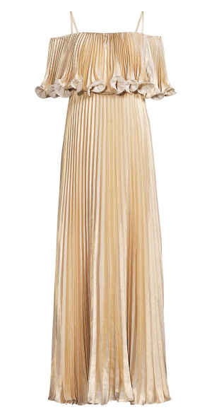 Ungaro - Women's Nikita Metallic Pleated Maxi Dress