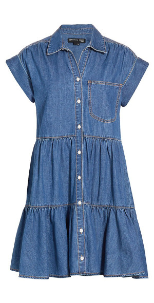 Veronica Beard - Women's Trisha Tiered Denim Minidress